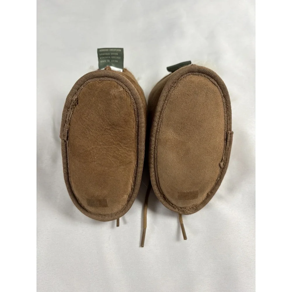 Cloud Nine Baby Sheepskin Leather Bootie Slippers Size L 6/7